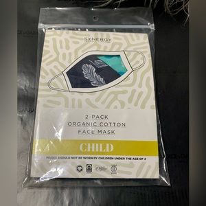 🌺FREE EN BUNDLE 🌺🌸 Kids Organic Cotton Face Masks- 2-pack 🌸#OC8